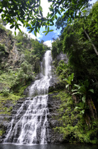 The beautiful Bridal Veil Falls, Chimanimani, Eastern Highlands