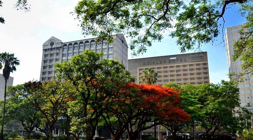 The luxurious Meikles Hotel centrally located in Harare's CBD. Picture Credit: Meikles