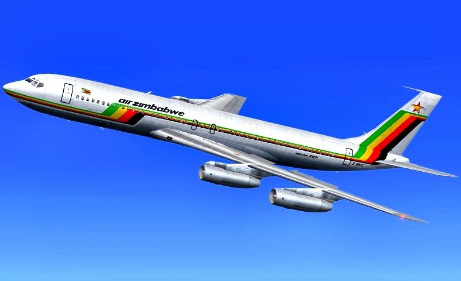 National flagship carrier, Air Zimbabwe.